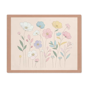 Spring Flowers Placemats - Vibrant Table Decor - Dipaliz - 18’’ × 14’’