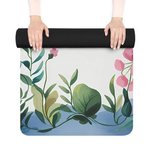 Vibrant Spring Flowers Rubber Yoga Mat - Dipaliz - & Pilates Mats