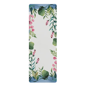 Vibrant Spring Flowers Rubber Yoga Mat - Dipaliz - & Pilates Mats