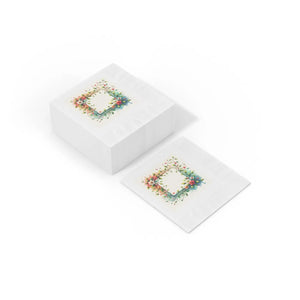 White Coined Napkins – Upscale Party Paper - Dipaliz