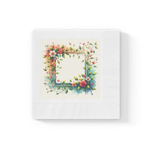 White Coined Napkins – Upscale Party Paper - Dipaliz