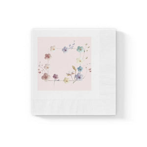 White Coined Napkins - Three Ply Party Essential - Dipaliz - 4.8’’ x / 50 Pcs - Home Decor