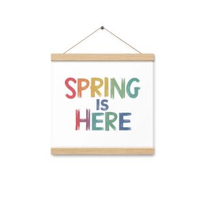 Spring Poster – Eco Friendly Hanger 18x24 - Dipaliz - Posters Prints & Visual Artwork
