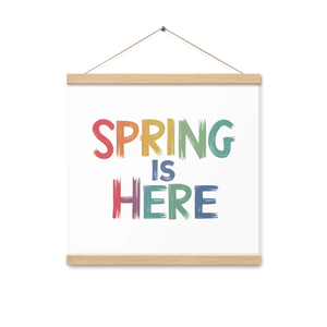 Spring Poster – Eco Friendly Hanger 18x24 - Dipaliz - Posters Prints & Visual Artwork