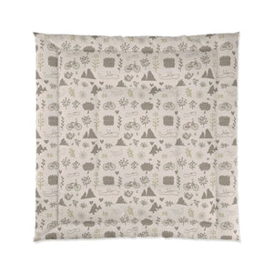 Nature Comforter – Solid Bright White Bedding - Dipaliz - Quilts & Comforters