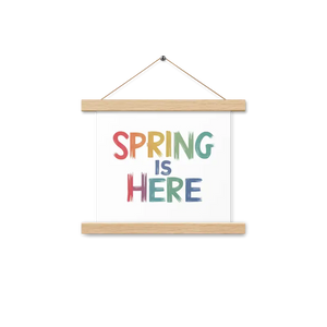 Spring Poster with Hanger - Vibrant Wall Art Decor - Dipaliz - 10″×10″ - Posters Prints & Visual Artwork