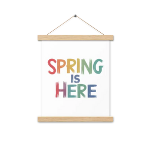 Spring Poster with Hanger - Vibrant Wall Art Decor - Dipaliz - 11″×14″ - Posters Prints & Visual Artwork