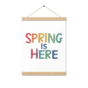 Spring Poster with Hanger - Vibrant Wall Art Decor - Dipaliz - 12″×16″ - Posters Prints & Visual Artwork