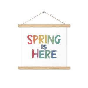 Spring Poster with Hanger - Vibrant Wall Art Decor - Dipaliz - 14″×14″ - Posters Prints & Visual Artwork