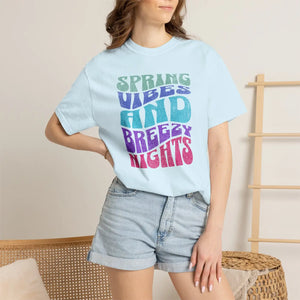 Spring Vibes Hand Breeze Nights T-shirt - T-shirts - m