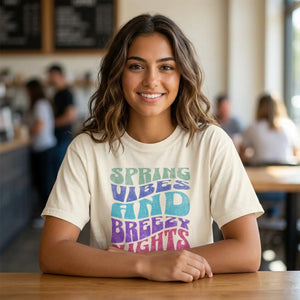 Spring Vibes Hand Breeze Nights T-shirt - T-shirts - m