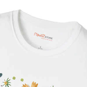 Unisex Softstyle t Shirt Spring Flowers Bees 100% Cotton - Dipaliz - T-shirts