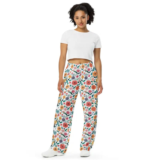 Blossom Bliss: Must-have Spring Wide Leg Pants - Xs Pajamas