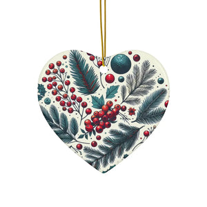 Spruce and Berries Ornaments – Glossy Finish - Dipaliz - Holiday