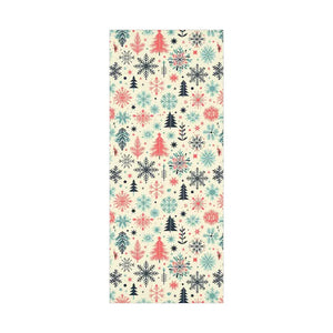 Eco-friendly Greenguard Spruce Snowflakes Gift Wrap - Dipaliz - 30’’ x 72’’ / Satin - Wrapping Paper