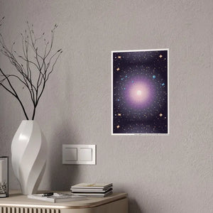 Gloss Posters Space Galaxies Cosmic Energy Art - Dipaliz - 11.7’’ x 16.5’’ (vertical) / Glossy - Prints & Visual Artwork