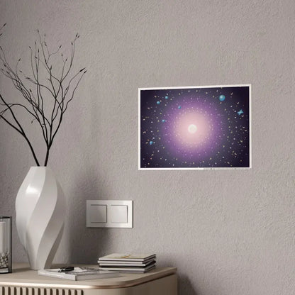 Elevate your Space with Stylish Celestial Gloss Posters - 16.5’’ x 11.7’’ (horizontal) / Glossy Poster