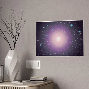 Gloss Posters Space Galaxies Cosmic Energy Art - Dipaliz - 23.4’’ x 16.5’’ (horizontal) / Glossy - Prints & Visual