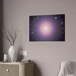 Gloss Posters Space Galaxies Cosmic Energy Art - Dipaliz - 33.1’’ x 23.4’’ (horizontal) / Glossy - Prints & Visual