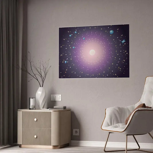 Elevate your Space with Stylish Celestial Gloss Posters - 46.8’’ x 33.1’’ (horizontal) / Glossy Poster