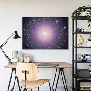 Gloss Posters Space Galaxies Cosmic Energy Art - Dipaliz - Prints & Visual Artwork