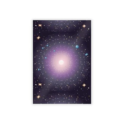 Elevate your Space with Stylish Celestial Gloss Posters - Poster