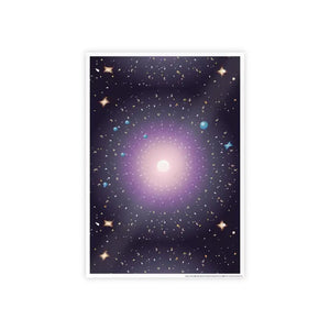 Gloss Posters Space Galaxies Cosmic Energy Art - Dipaliz - Prints & Visual Artwork