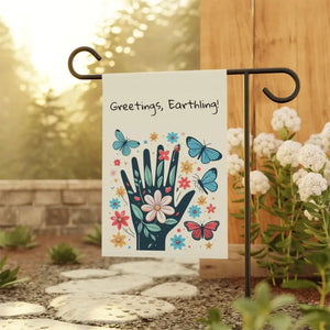 Vibrant House Banner - Poly Poplin Canvas Spring Decor - Dipaliz - 12’’ × 18’’ - Flags & Windsocks