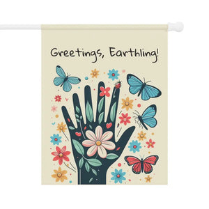 Vibrant House Banner - Poly Poplin Canvas Spring Decor - Dipaliz - 24.5’’ × 32’’ - Flags & Windsocks