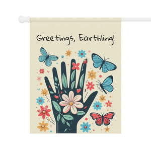 Vibrant House Banner - Poly Poplin Canvas Spring Decor - Dipaliz - Flags & Windsocks