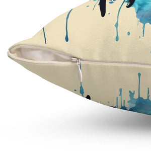 Cancer Zodiac Spun Polyester Square Pillow - Dipaliz - Throw Pillows