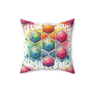 Colorful Geometrical Designs – 18x18 Polyester - Dipaliz - Throw Pillows