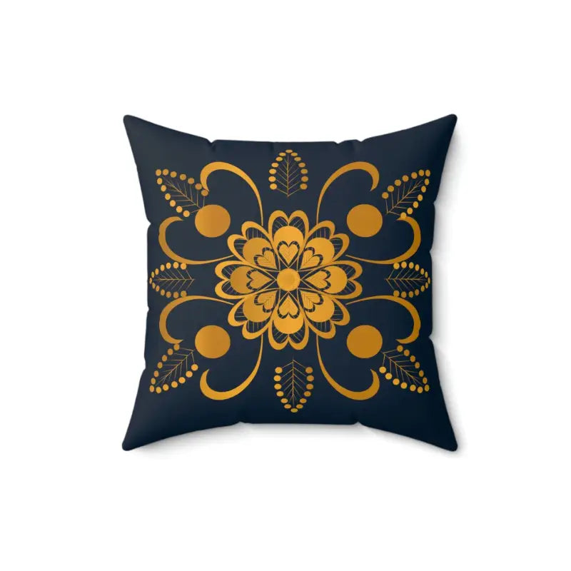Spun Polyester Square Pillow: Geometrical Bliss Galore! - Home Decor