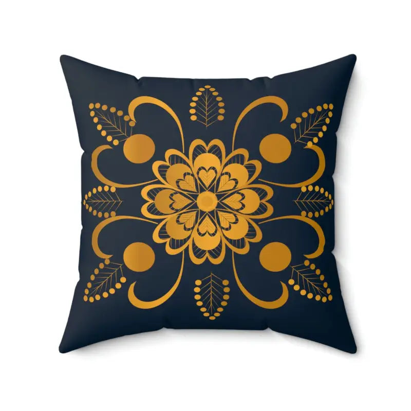 Spun Polyester Square Pillow: Geometrical Bliss Galore! - Home Decor