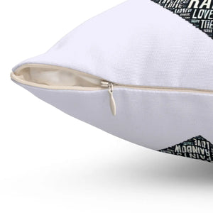 Spun Polyester Square Heart Pillow 18x18 - Dipaliz - Throw Pillows