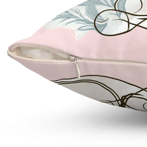 Plush Cat Spun Polyester Square Pillow - Dipaliz - Throw Pillows