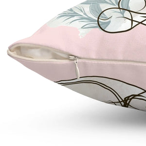 Plush Cat Spun Polyester Square Pillow - Dipaliz - Throw Pillows