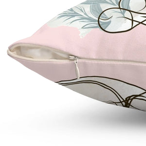 Plush Cat Spun Polyester Square Pillow - Dipaliz - Throw Pillows