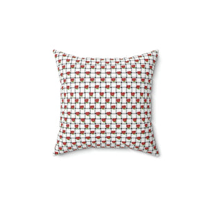 Polyester Square Pillow – Weaved Background - Dipaliz - Throw Pillows