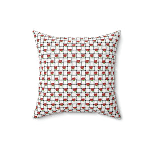 Polyester Square Pillow – Weaved Background - Dipaliz - Throw Pillows