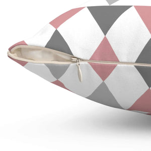 Bold Abstract Geometric Pattern Throw Pillow - Spun Polyester - Dipaliz - Pillows