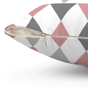 Bold Abstract Geometric Pattern Throw Pillow - Spun Polyester - Dipaliz - Pillows