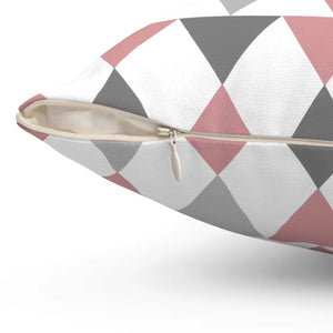Bold Abstract Geometric Pattern Throw Pillow - Spun Polyester - Dipaliz - Pillows