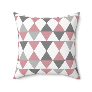 Bold Abstract Geometric Pattern Throw Pillow - Spun Polyester - Dipaliz - Pillows