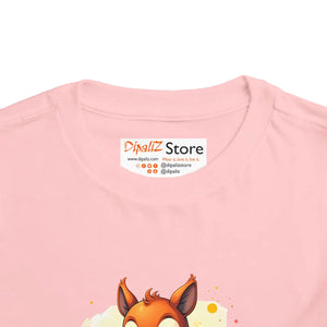 Soft Cotton Toddler Squirrel Short Sleeve Tee - Dipaliz - T-shirts - 2t
