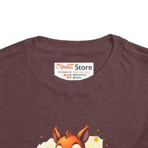 Soft Cotton Toddler Squirrel Short Sleeve Tee - Dipaliz - T-shirts - 2t