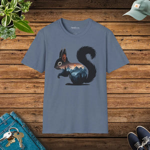 Soft Unisex Softstyle T-shirt Squirrel Mountain - Dipaliz - T-shirts