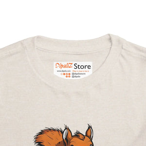 Cute Pizza Slice Squirrel Toddler T-shirt - Dipaliz - T-shirts