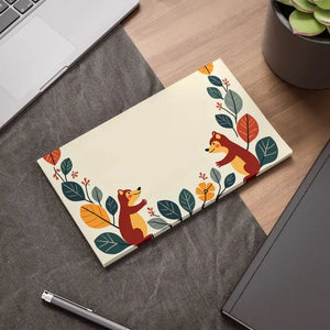Exhilarating Squirrel Border Sticky Notes with Playful Charm - Dipaliz
