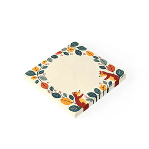 Exhilarating Squirrel Border Sticky Notes - Playful Charm - Dipaliz